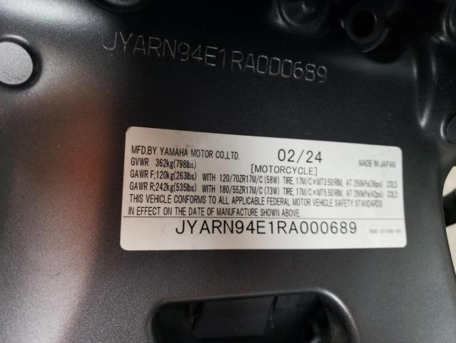 2024 YAMAHA MT09 