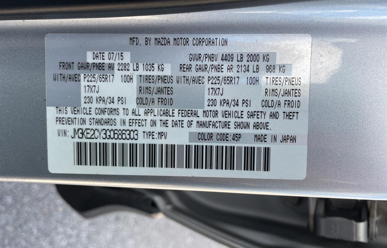 JM3KE2CY3G0686303 2016 MAZDA CX-5 - Image 10