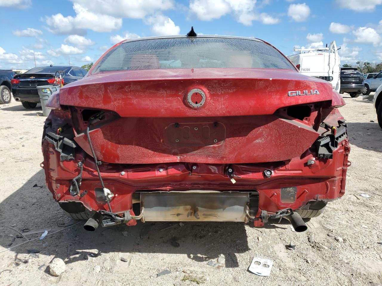 2019 Alfa Romeo Giulia Ti VIN: ZARFAMBN6K7602389 Lot: 72623174