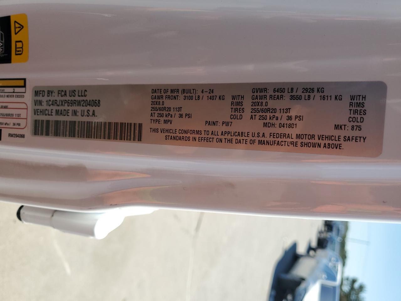 1C4RJXP69RW204068 2024 Jeep Wrangler Sahara 4Xe