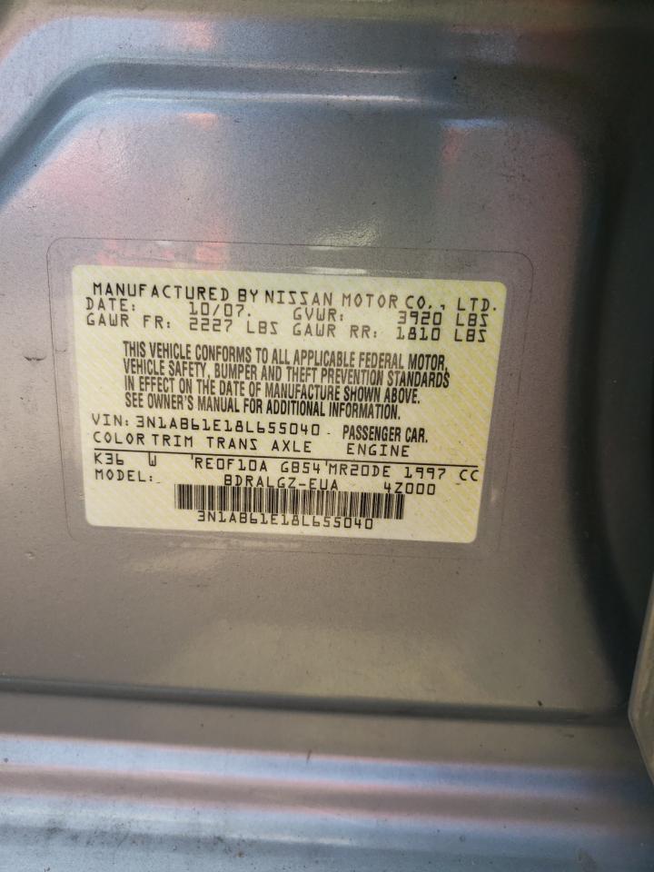 3N1AB61E18L655040 2008 Nissan Sentra 2.0