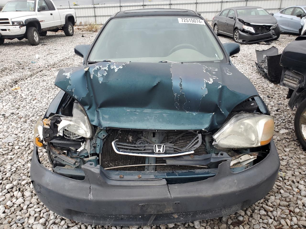 1998 Honda Civic Ex VIN: 1HGEJ854XWL056503 Lot: 72515074