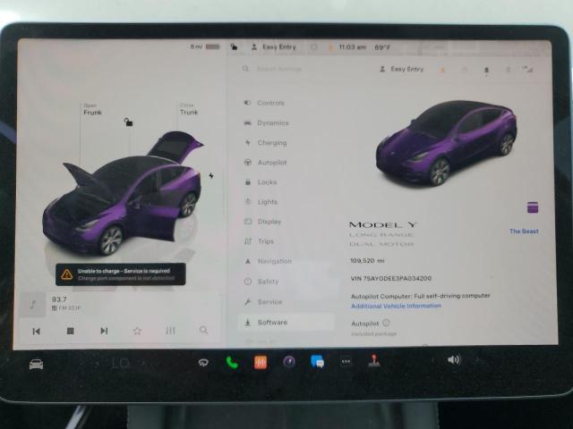 7SAYGDEE3PA034200 Tesla Model Y  9