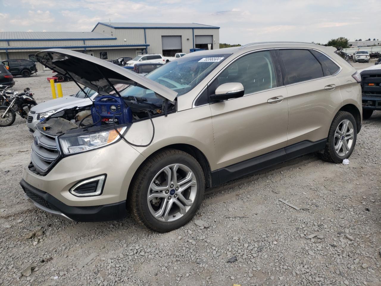 2018 Ford Edge Titanium VIN: 2FMPK3K84JBB66918 Lot: 70396504