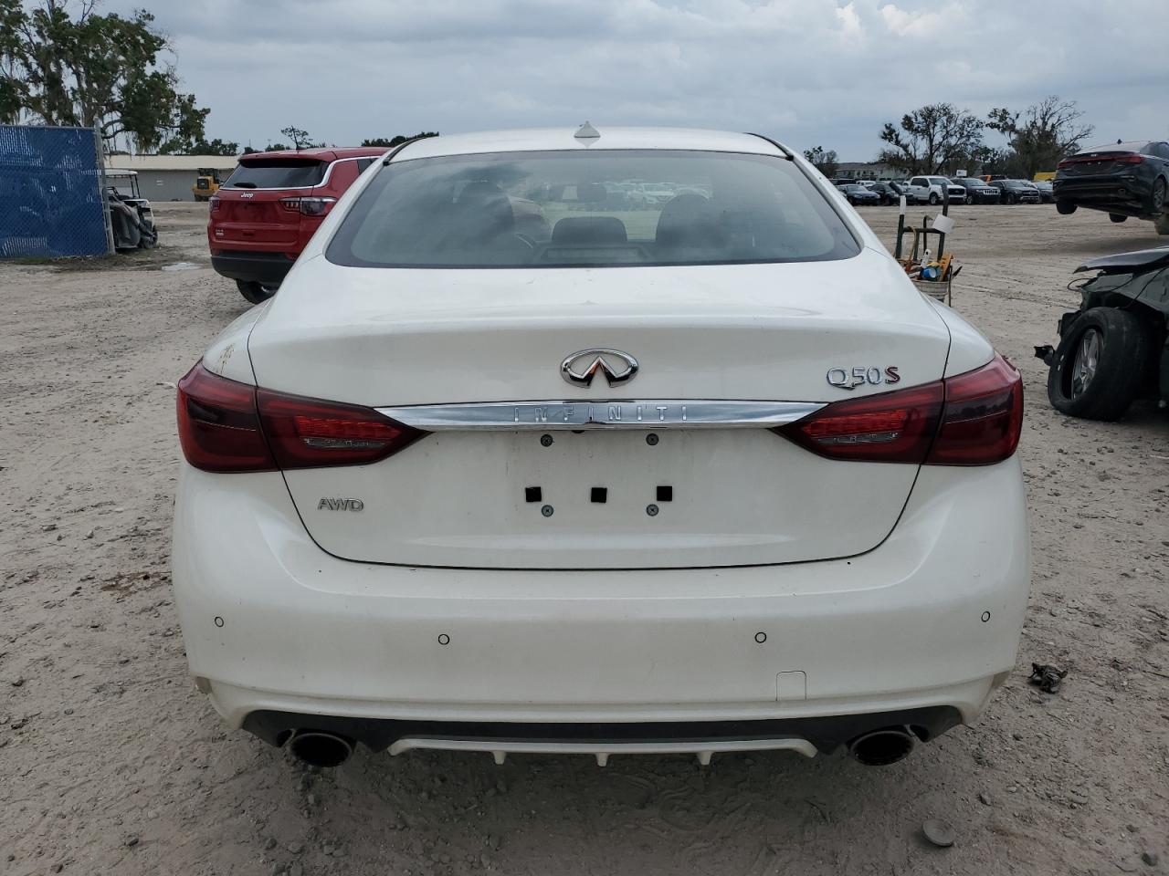 2020 Infiniti Q50 Red Sport 400 VIN: JN1FV7AR0LM660279 Lot: 71355294