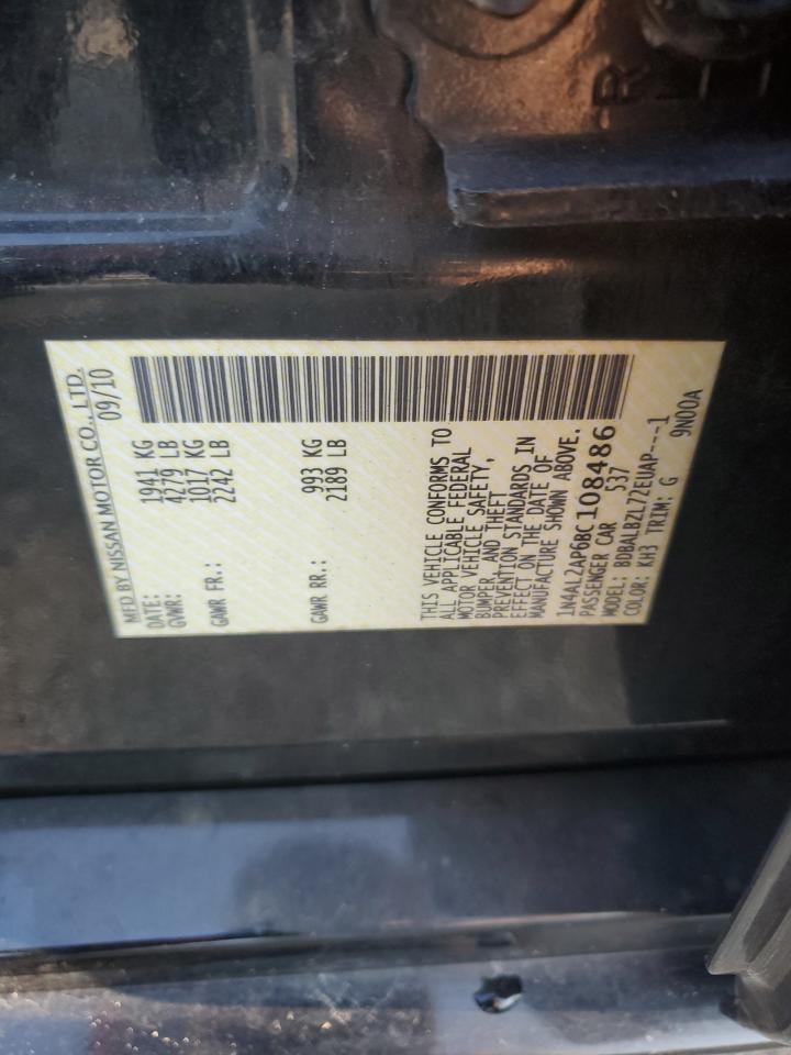 1N4AL2AP6BC108486 2011 Nissan Altima Base