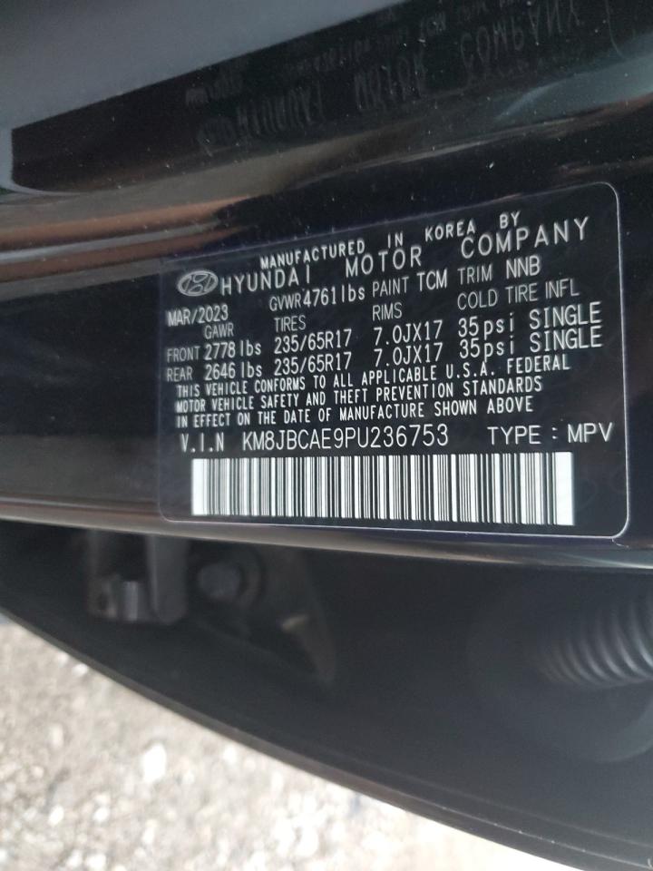 KM8JBCAE9PU236753 2023 Hyundai Tucson Sel