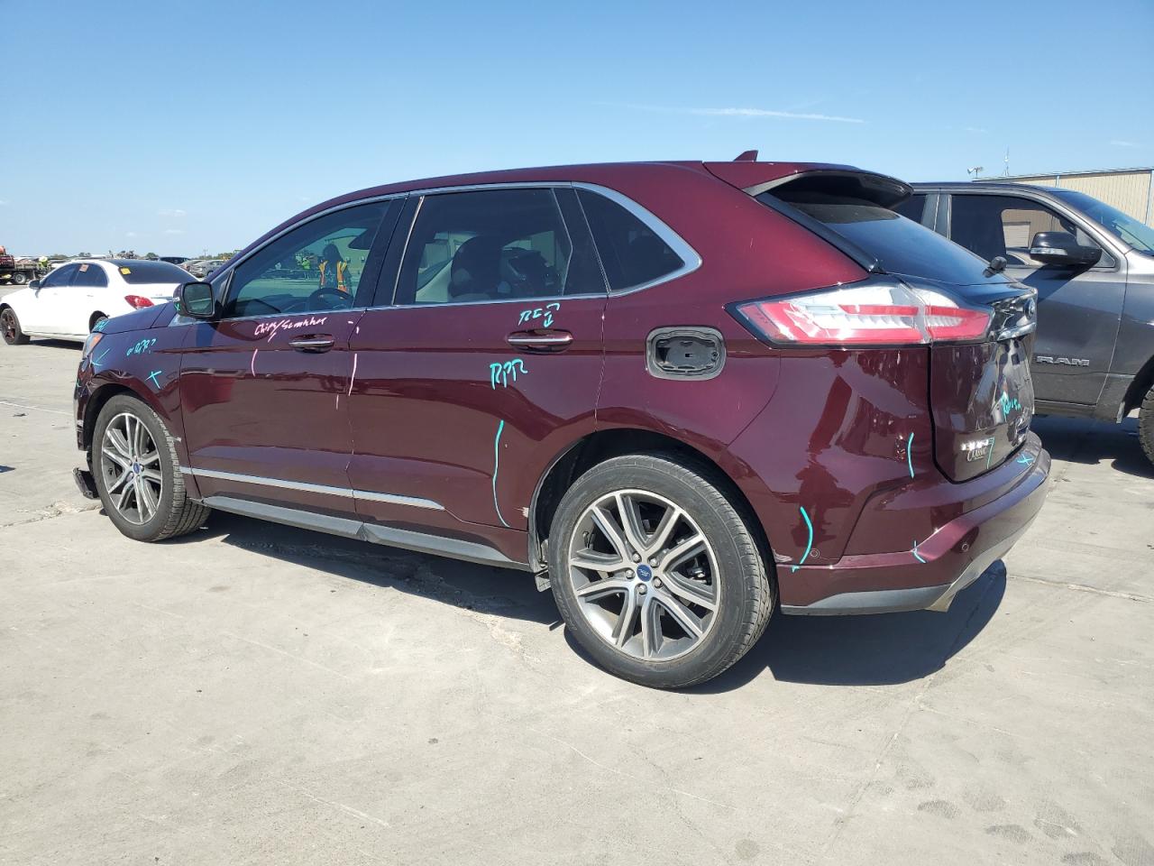 2FMPK3K96KBB09422 2019 Ford Edge Titanium