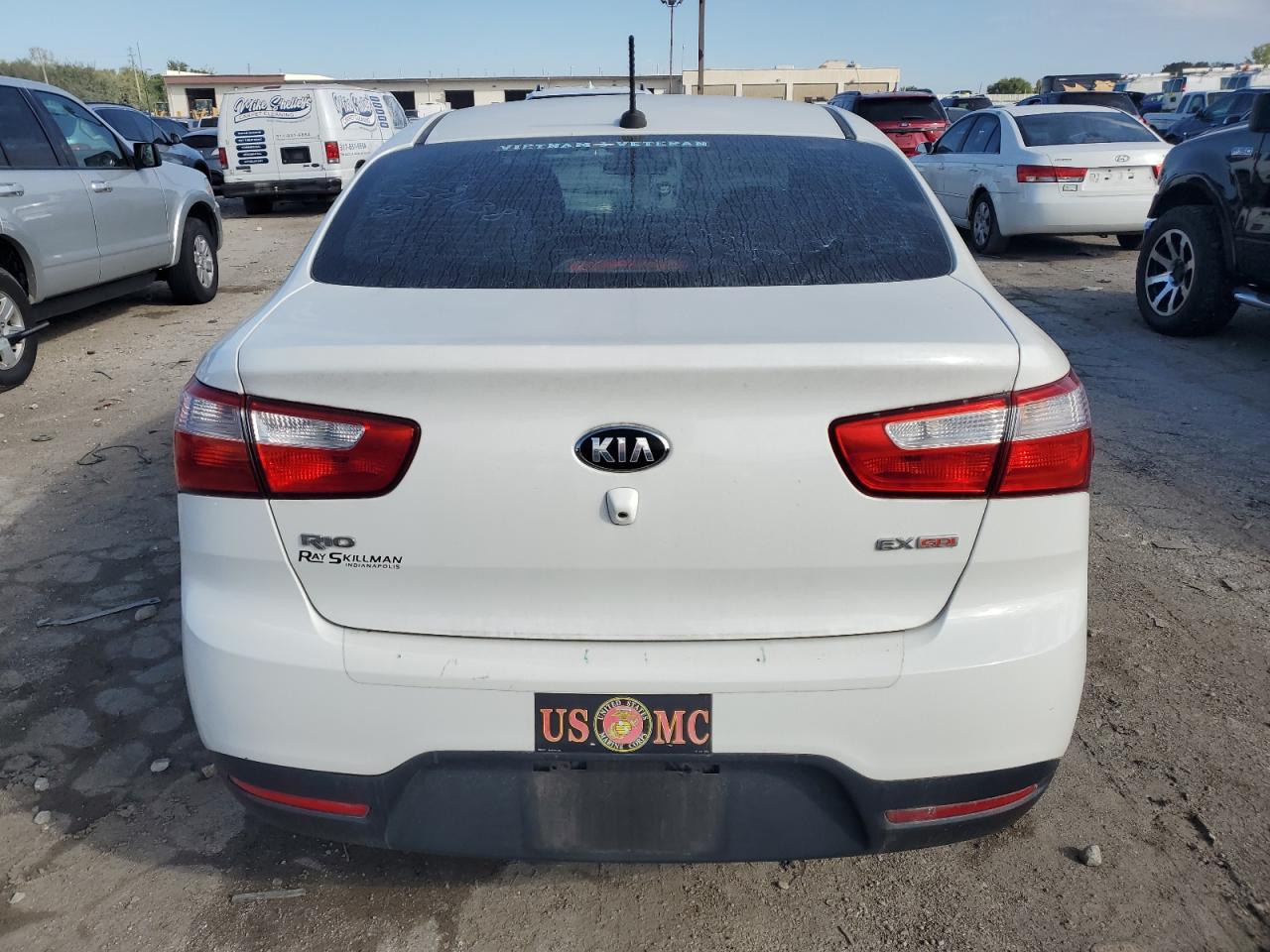 KNADN4A34E6354138 2014 Kia Rio Ex