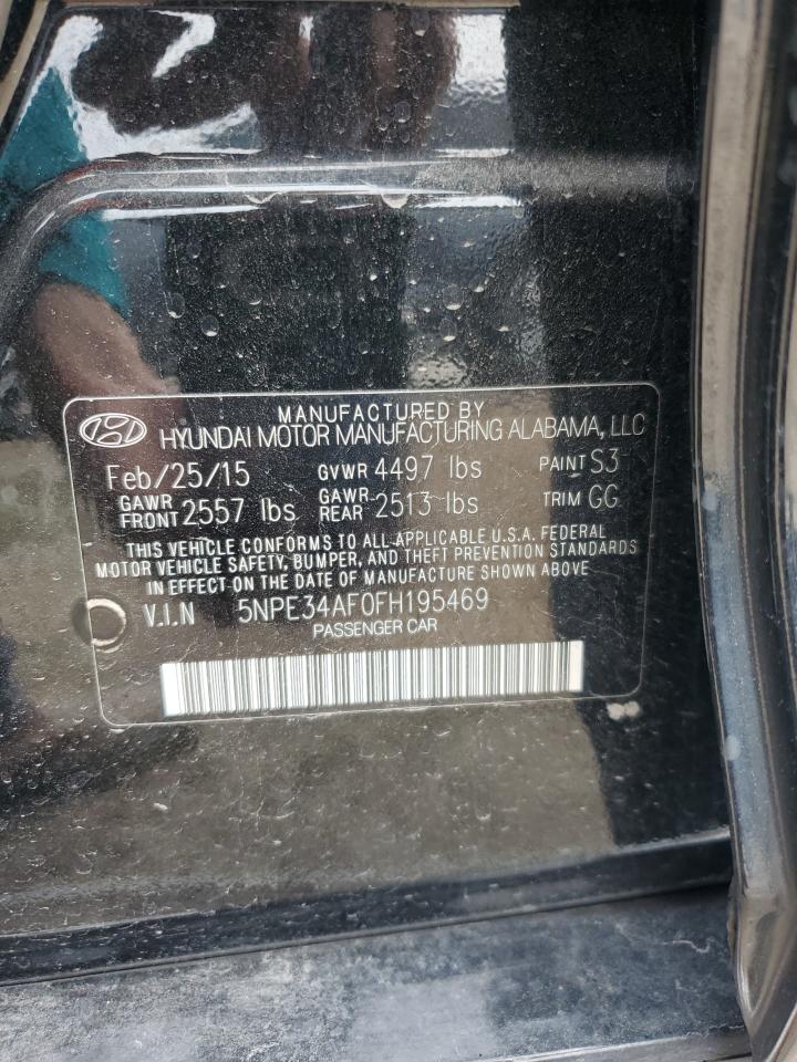 2015 Hyundai Sonata Sport VIN: 5NPE34AF0FH195469 Lot: 70165204