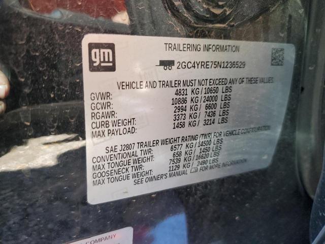 2GC4YRE75N1236529 Chevrolet All Models SILVERADO 12