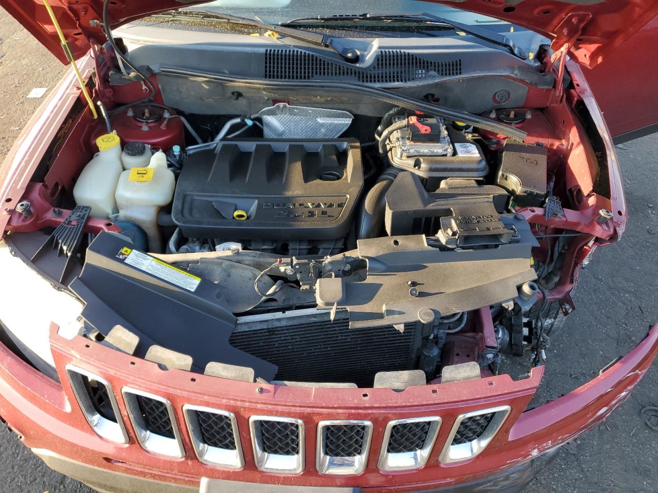 2012 Jeep Compass Latitude VIN: 1C4NJDEB3CD604207 Lot: 71370254