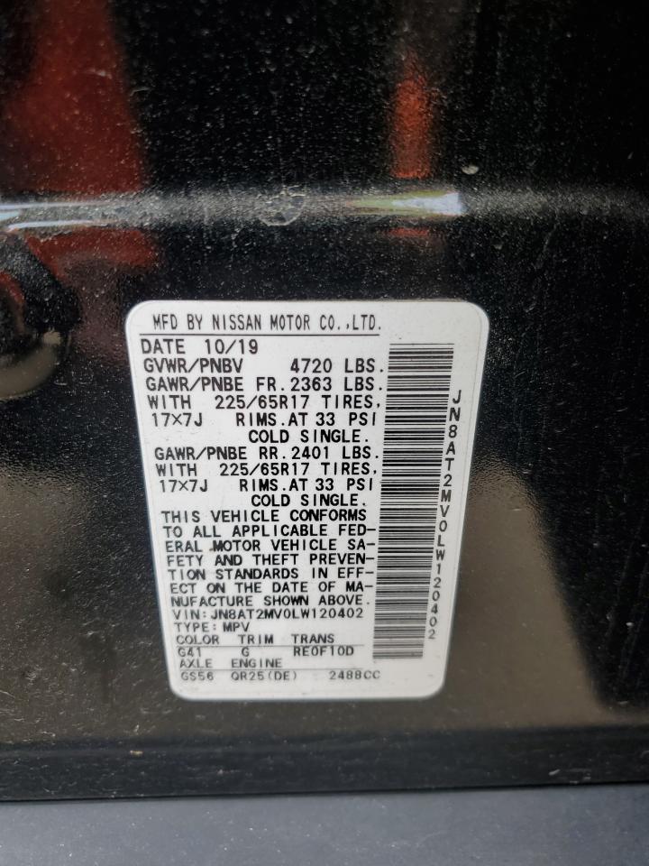 JN8AT2MV0LW120402 2020 NISSAN ROGUE - Image 13