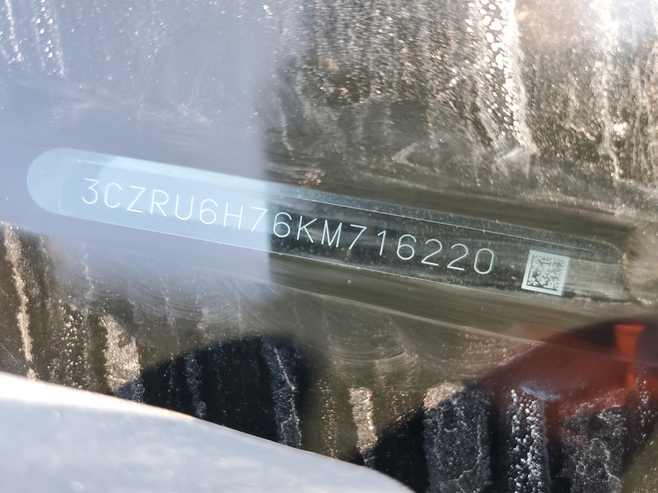 3CZRU6H76KM716220 2019 Honda Hr-V Exl