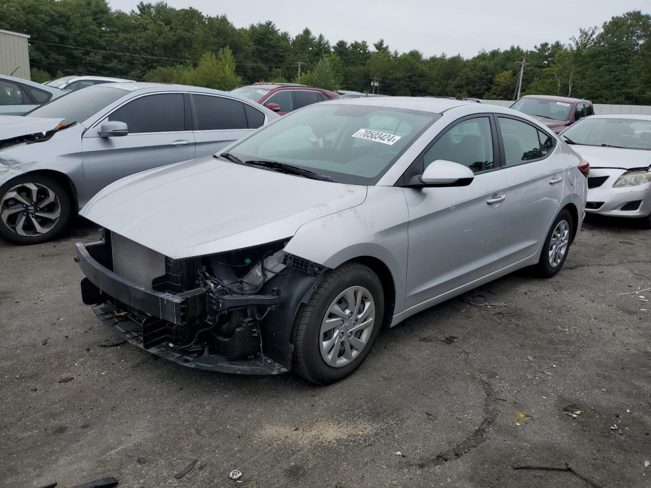 KMHD74LF3KU888142 2019 Hyundai Elantra Se