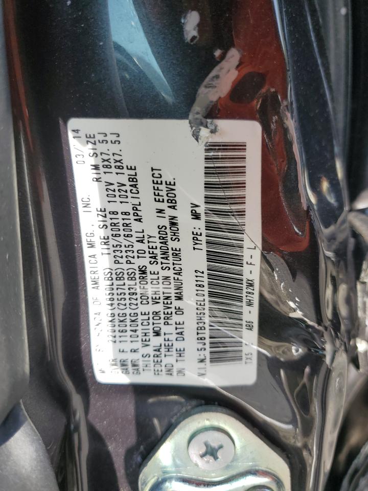 5J8TB3H50EL018112 2014 Acura Rdx Technology