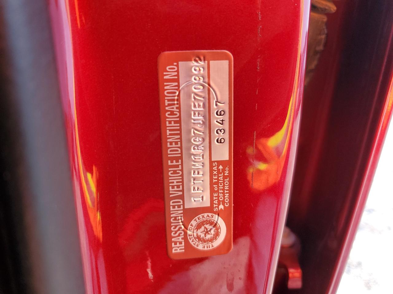 2018 Ford F150 Raptor VIN: 1FTFW1RG7JFE70992 Lot: 70057174