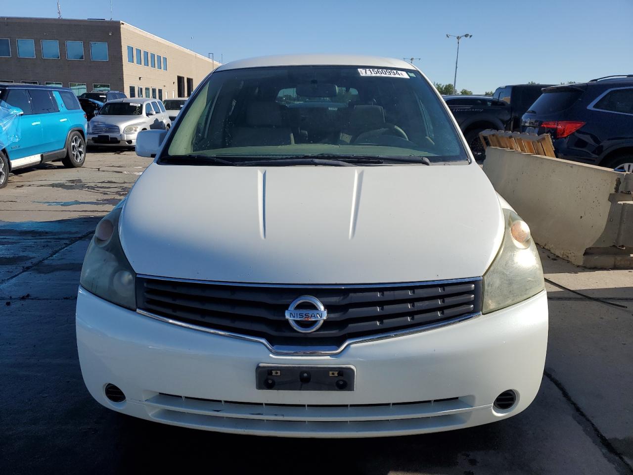 2007 Nissan Quest S VIN: 5N1BV28U07N109015 Lot: 71560994