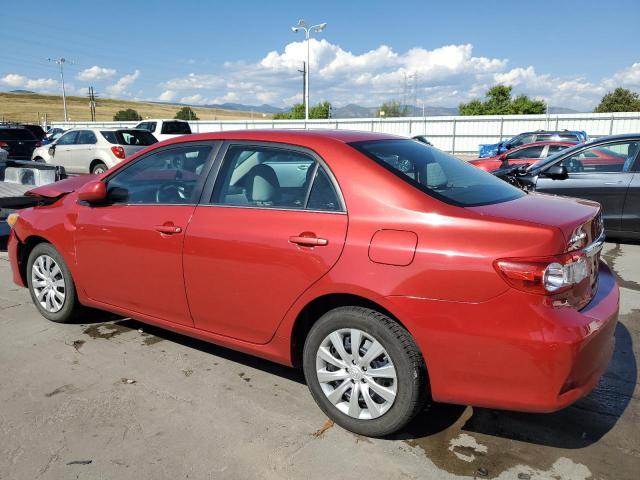  TOYOTA COROLLA 2013 Czerwony