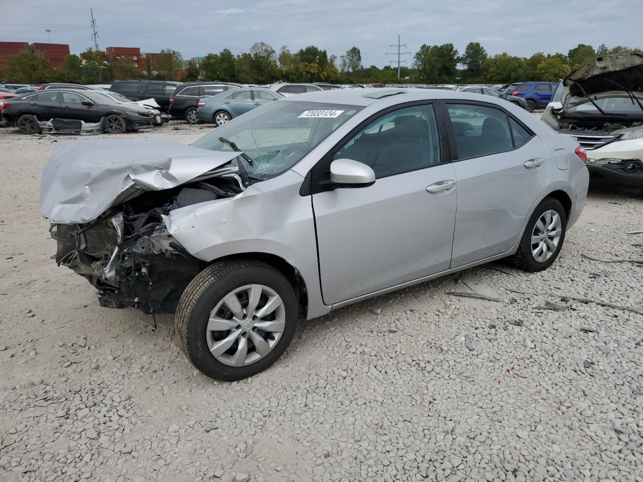 2015 Toyota Corolla L VIN: 2T1BURHE3FC391337 Lot: 72033124