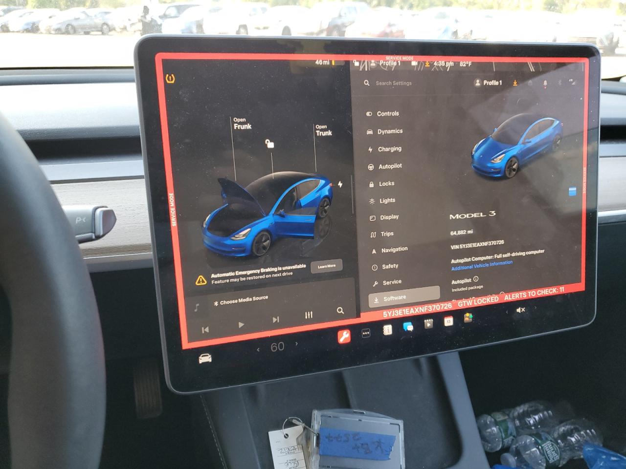 5YJ3E1EAXNF370726 2022 Tesla Model 3