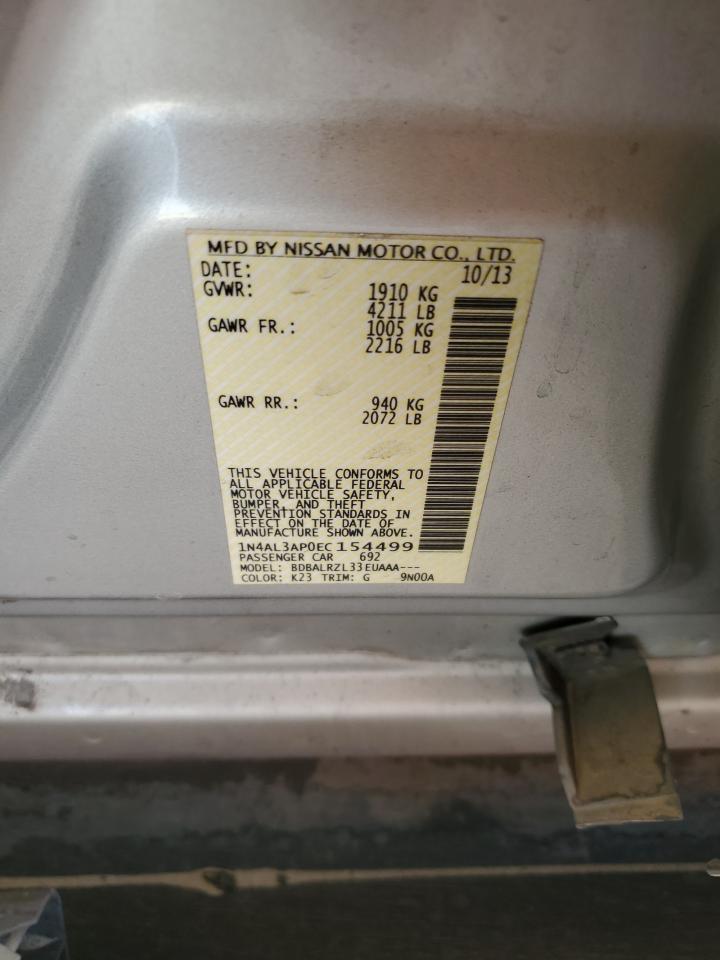 1N4AL3AP0EC154499 2014 Nissan Altima 2.5