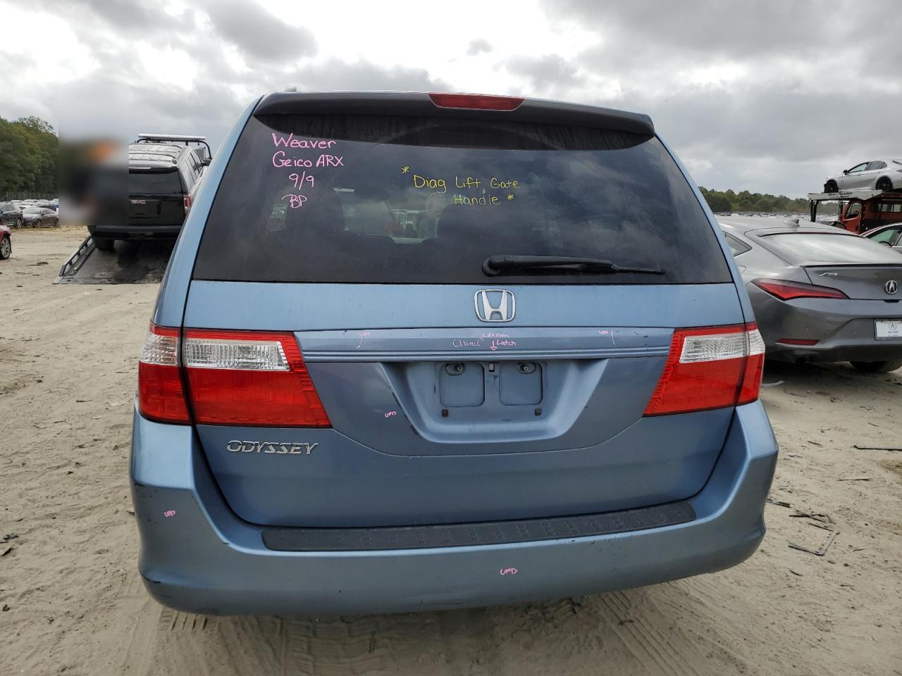 5FNRL38657B035721 2007 Honda Odyssey Exl