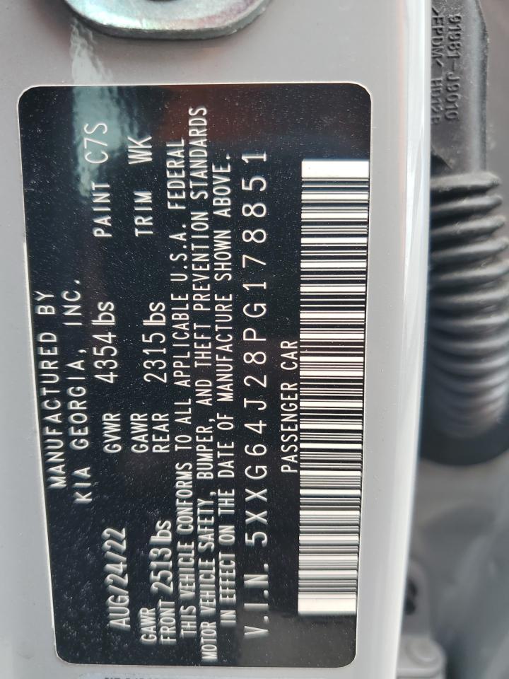 2023 Kia K5 Gt Line VIN: 5XXG64J28PG178851 Lot: 72575424