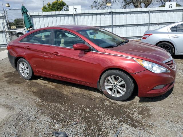  HYUNDAI SONATA 2013 Czerwony