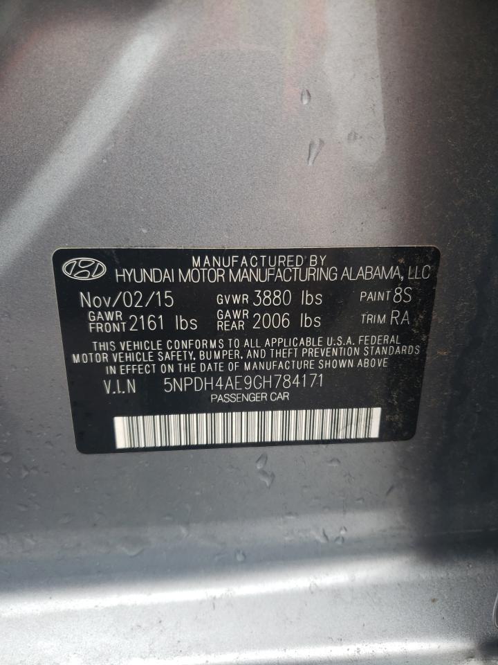 5NPDH4AE9GH784171 2016 HYUNDAI ELANTRA - Image 12