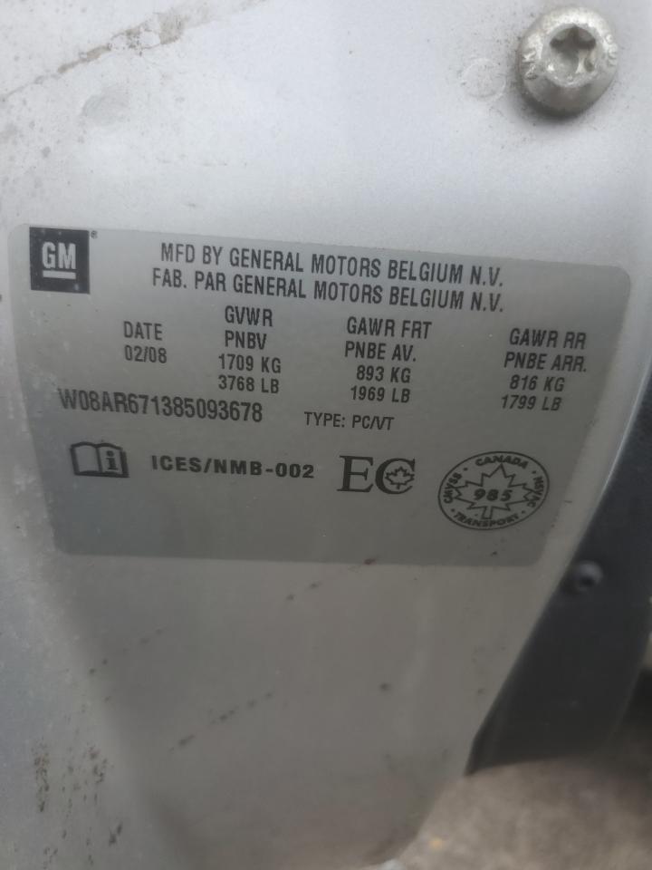 W08AR671385093678 2008 Saturn Astra Xe