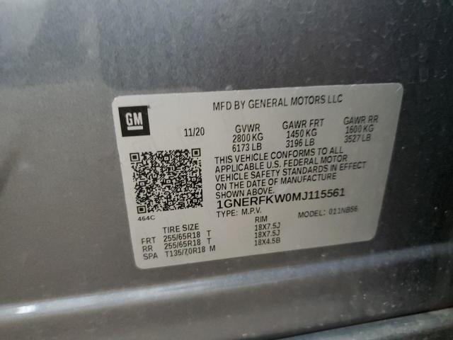 1GNERFKW0MJ115561 Chevrolet Traverse L 13