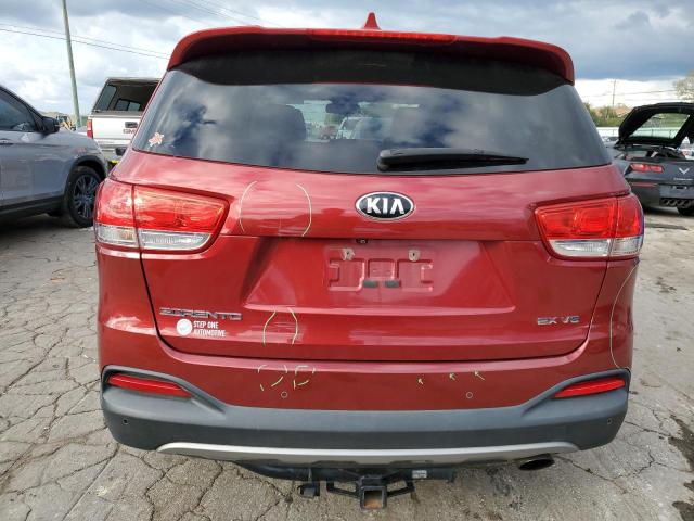  KIA SORENTO 2016 Красный