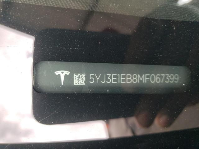 5YJ3E1EB8MF067399 Tesla Model 3  12