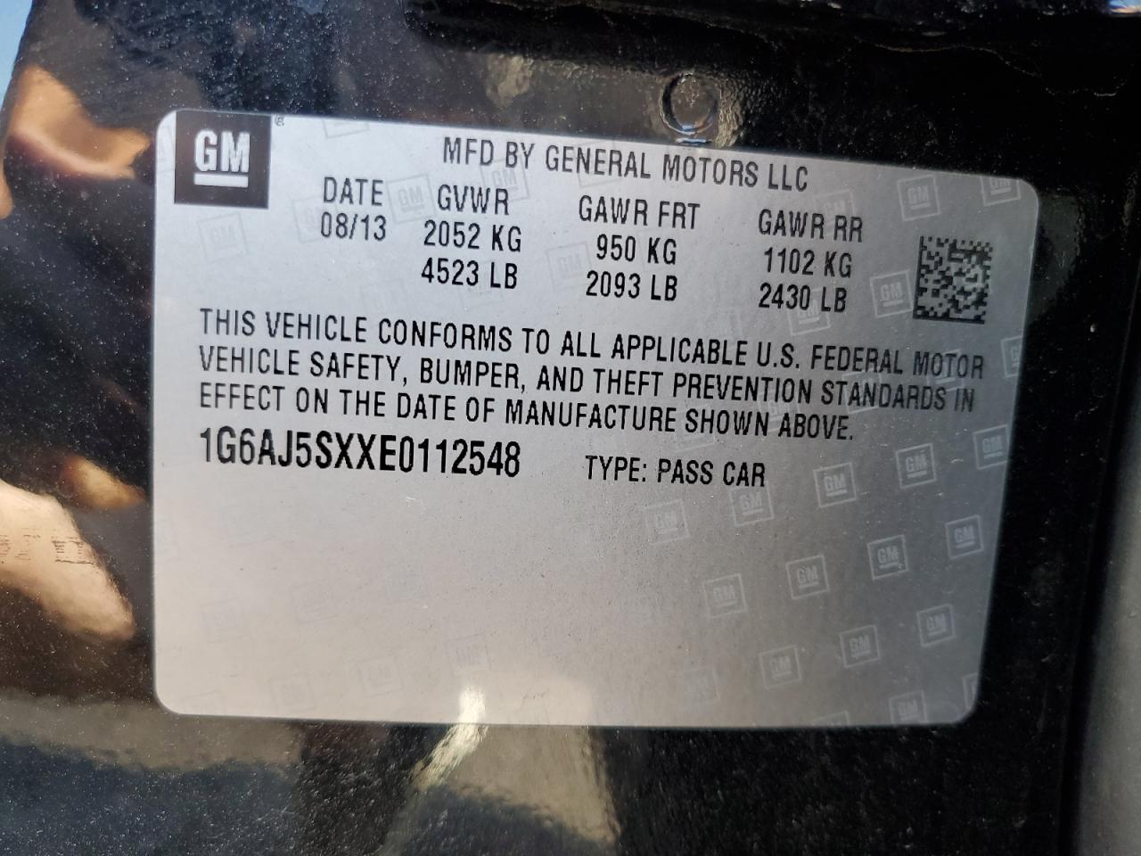 1G6AJ5SXXE0112548 2014 Cadillac Ats Performance