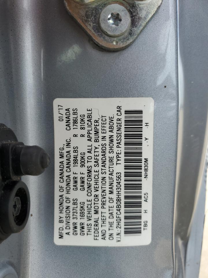 2HGFC4B08HH304563 2017 Honda Civic Lx