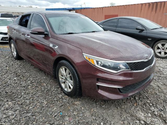  KIA OPTIMA 2016 Maroon