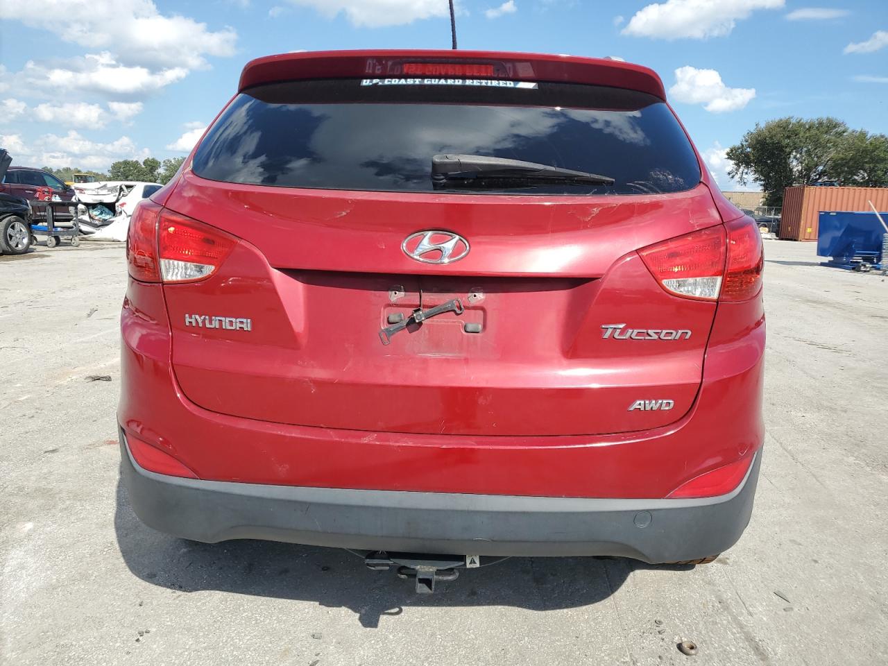 2012 Hyundai Tucson Gls VIN: KM8JUCAC6CU373104 Lot: 73630544