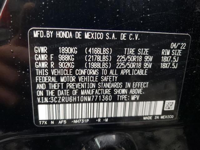 3CZRU6H10NM771360 Honda HR-V SPORT 14