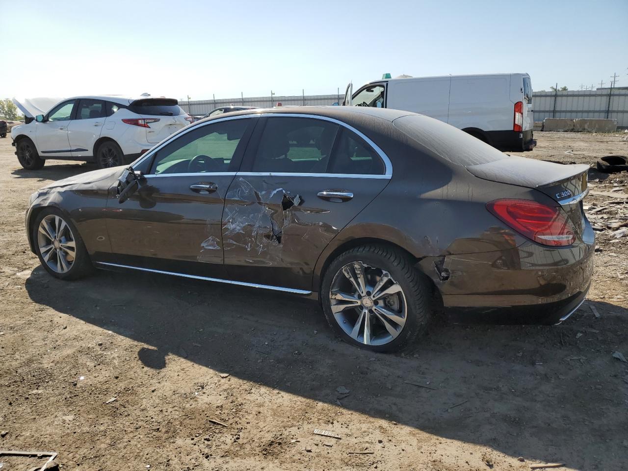 VIN 55SWF4KB3FU060135 2015 MERCEDES-BENZ C-CLASS no.2