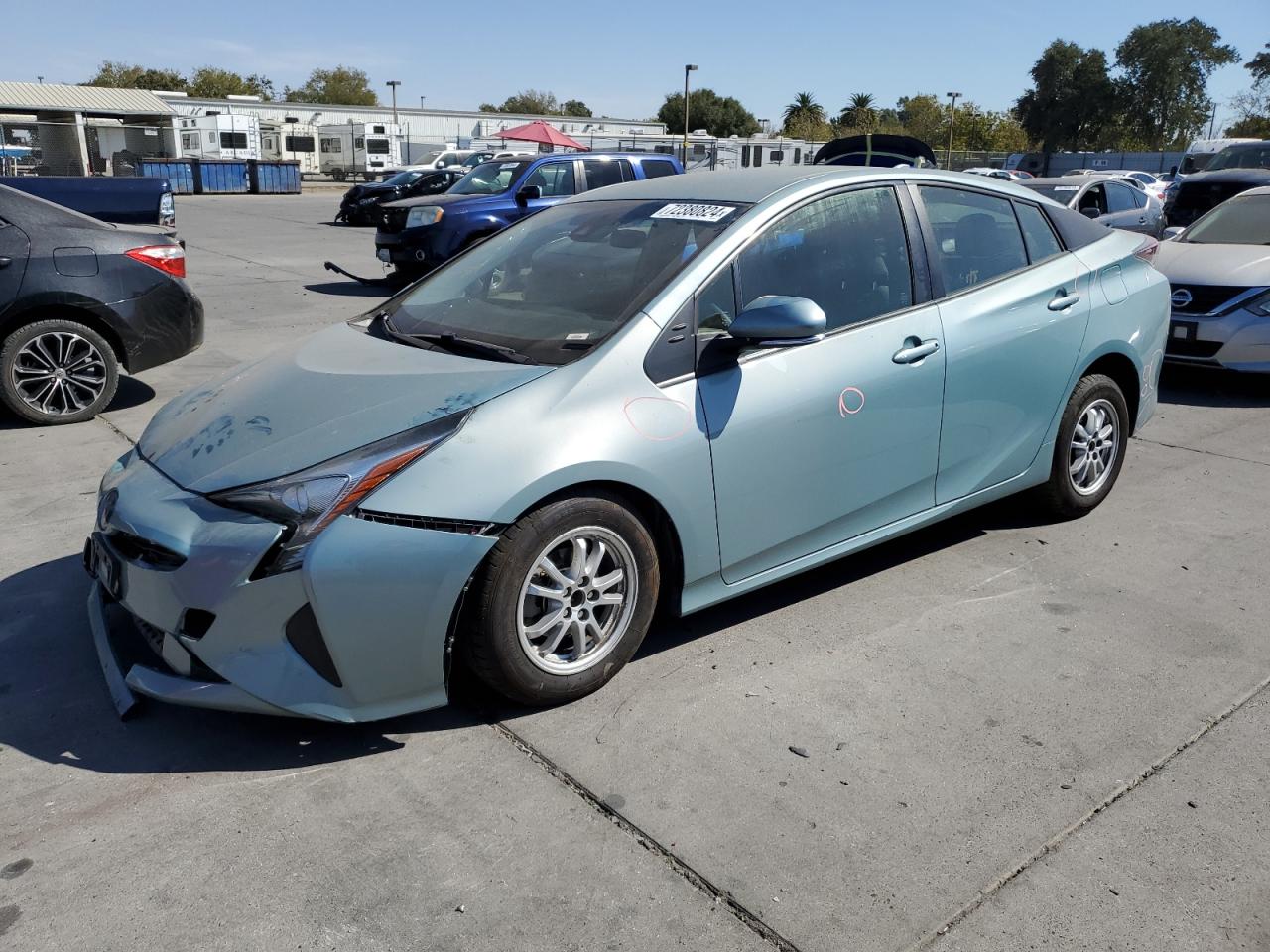 2018 Toyota Prius VIN: JTDKBRFU8J3083260 Lot: 72380824