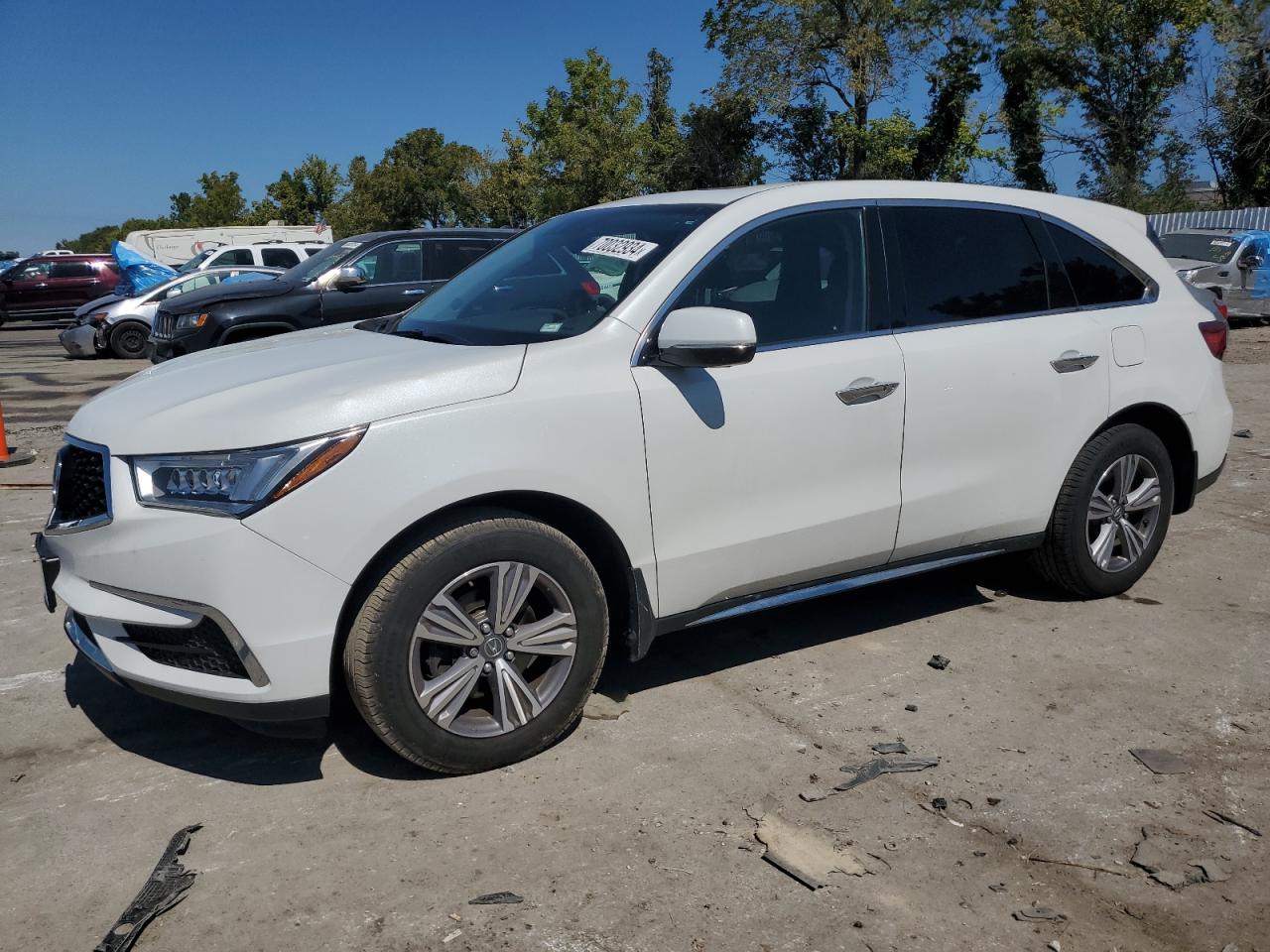 2020 Acura Mdx VIN: 5J8YD4H3XLL041205 Lot: 70032934