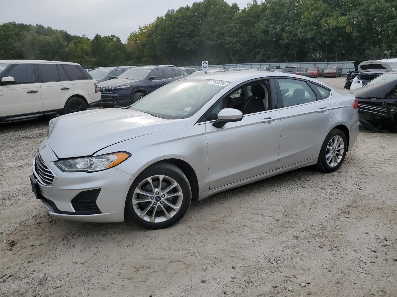 2019 Ford Fusion Se VIN: 3FA6P0HD9KR266011 Lot: 71406294