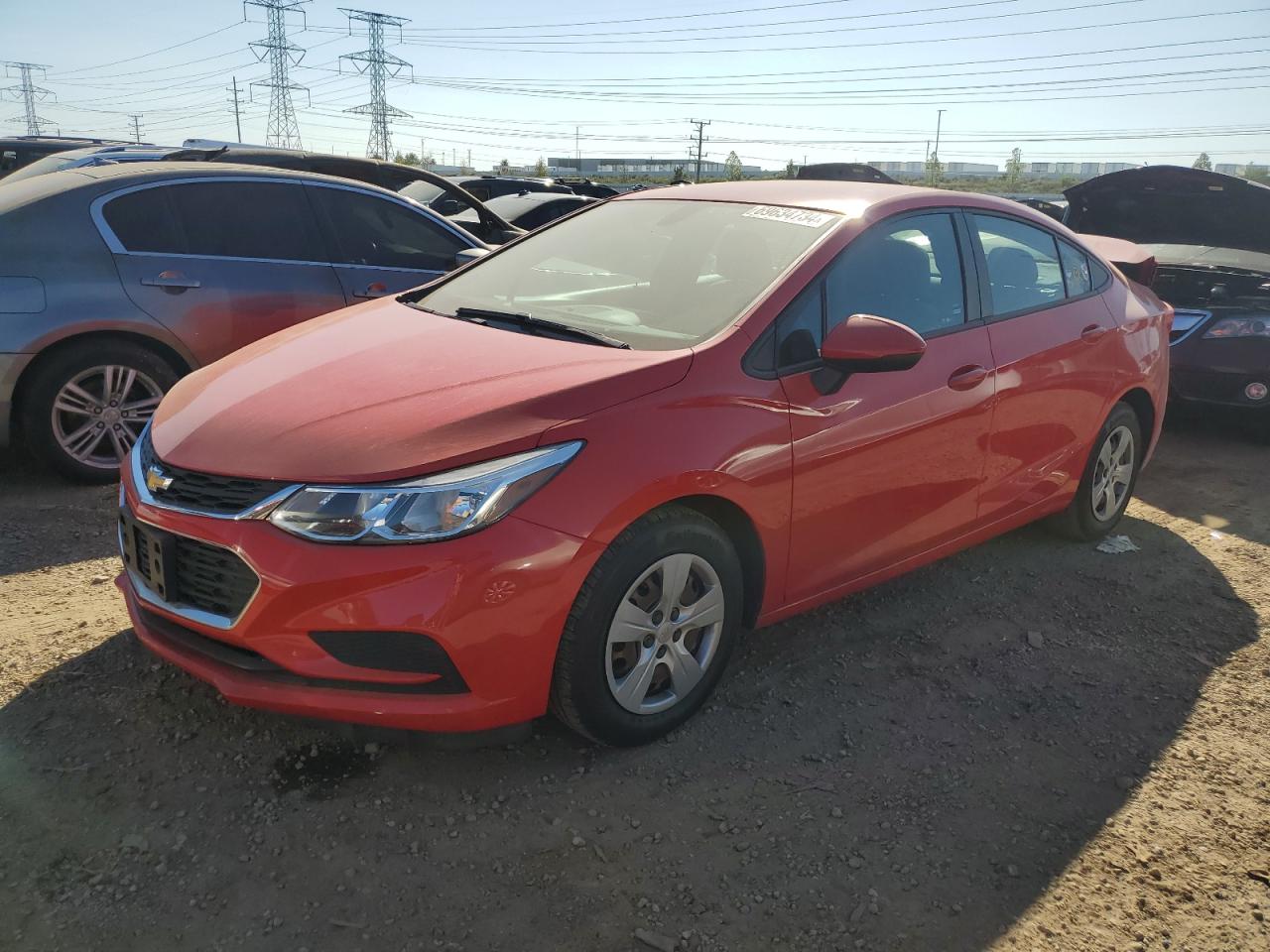 2018 Chevrolet Cruze Ls VIN: 1G1BC5SM8J7144443 Lot: 69634734