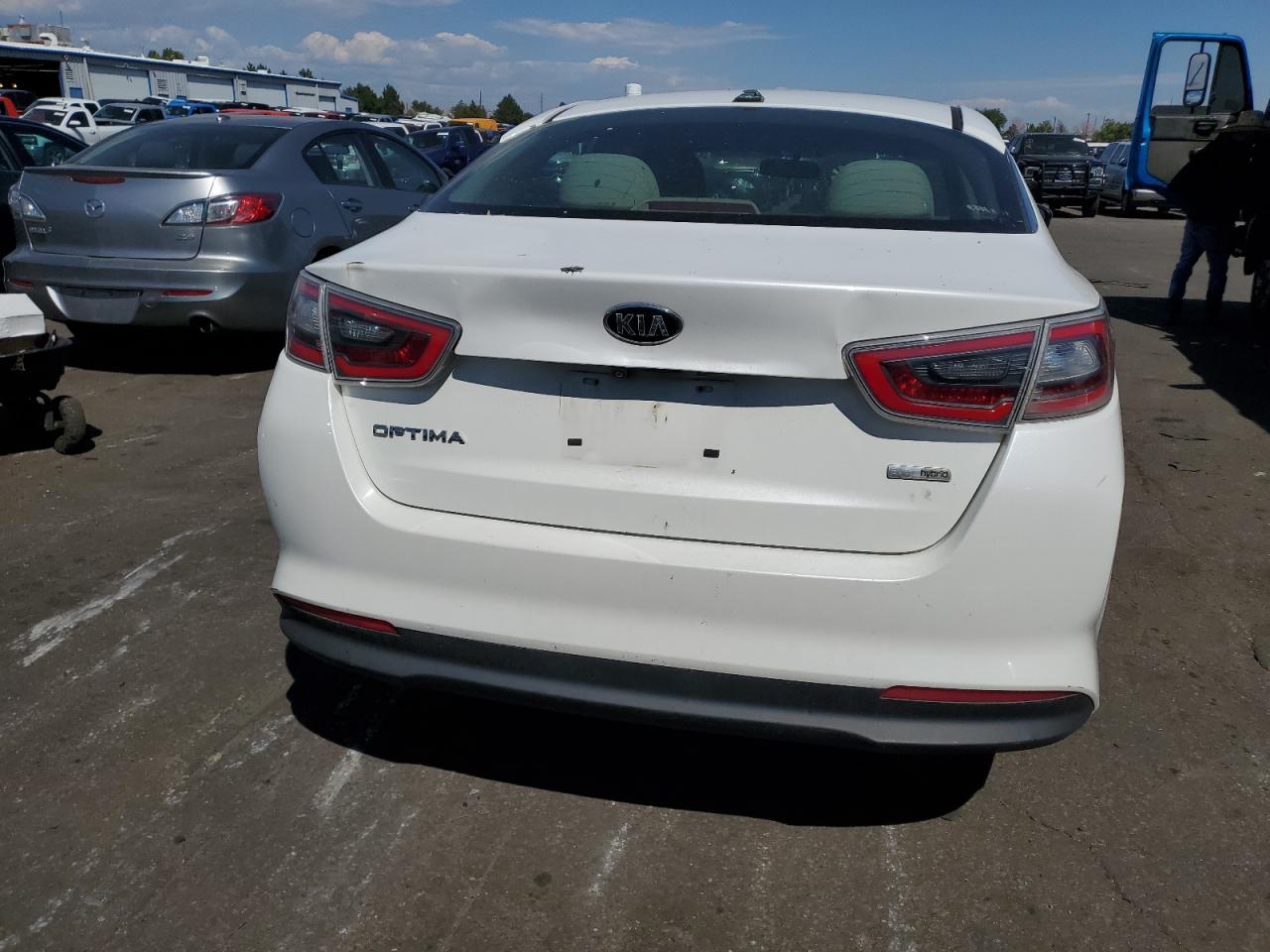 2014 Kia Optima Hybrid VIN: KNAGM4AD8E5070980 Lot: 69998244