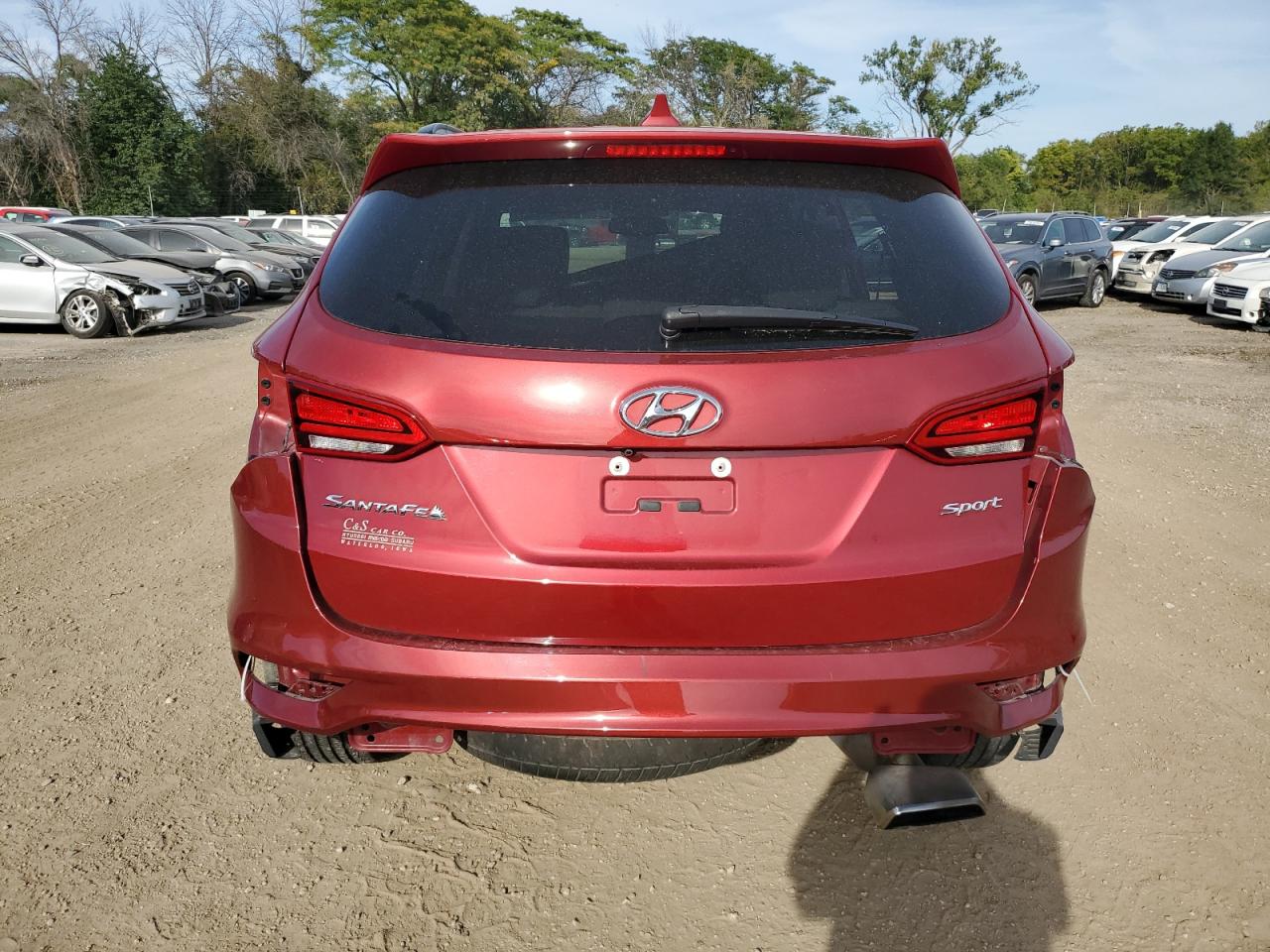 5XYZU3LB3HG426376 2017 Hyundai Santa Fe Sport