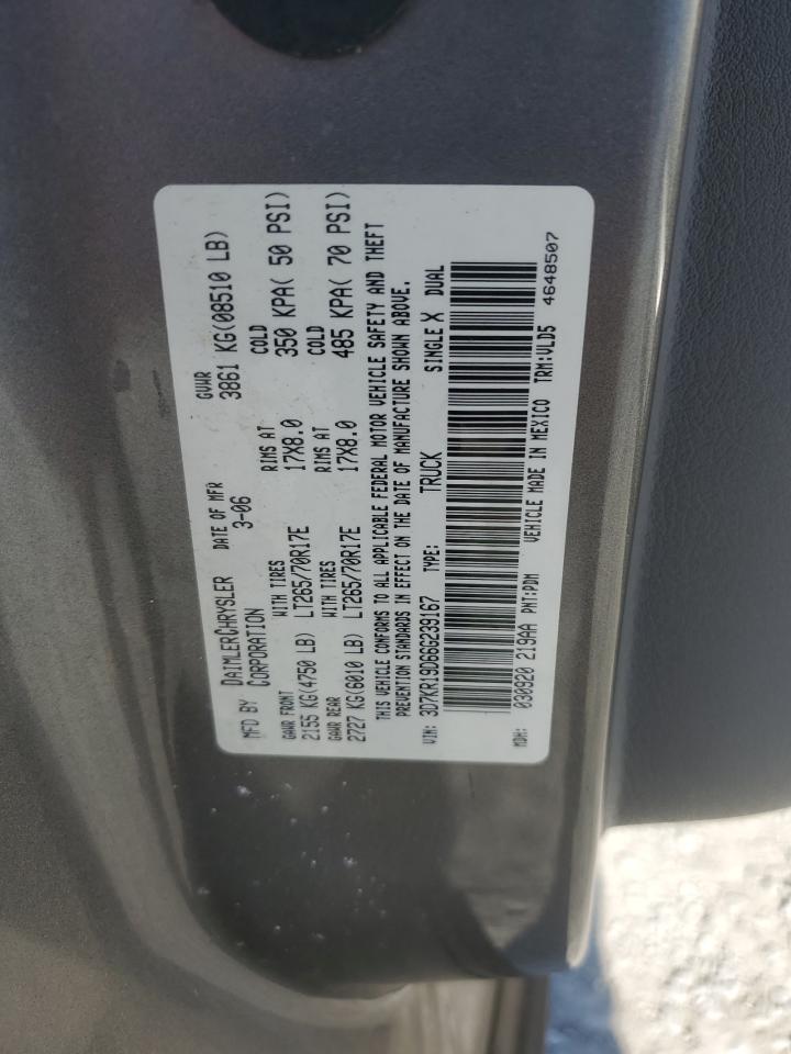 3D7KR19D66G239167 2006 Dodge Ram 1500