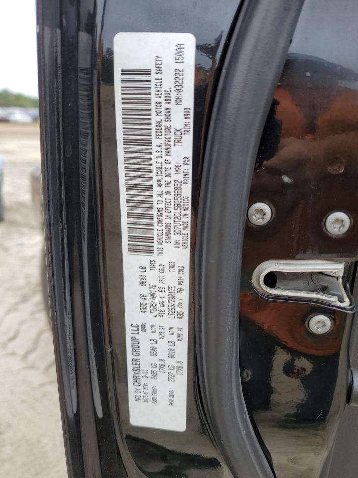 2011 Dodge Ram 2500 VIN: 3D7UT2CL5BG596852 Lot: 73575764