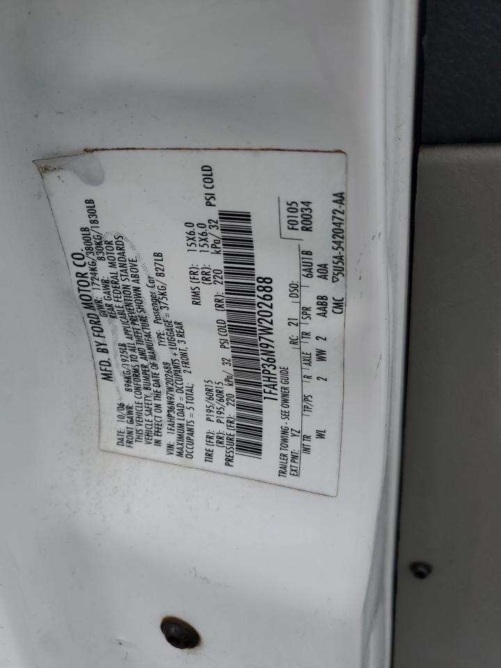 1FAHP36N97W202688 2007 Ford Focus Zxw