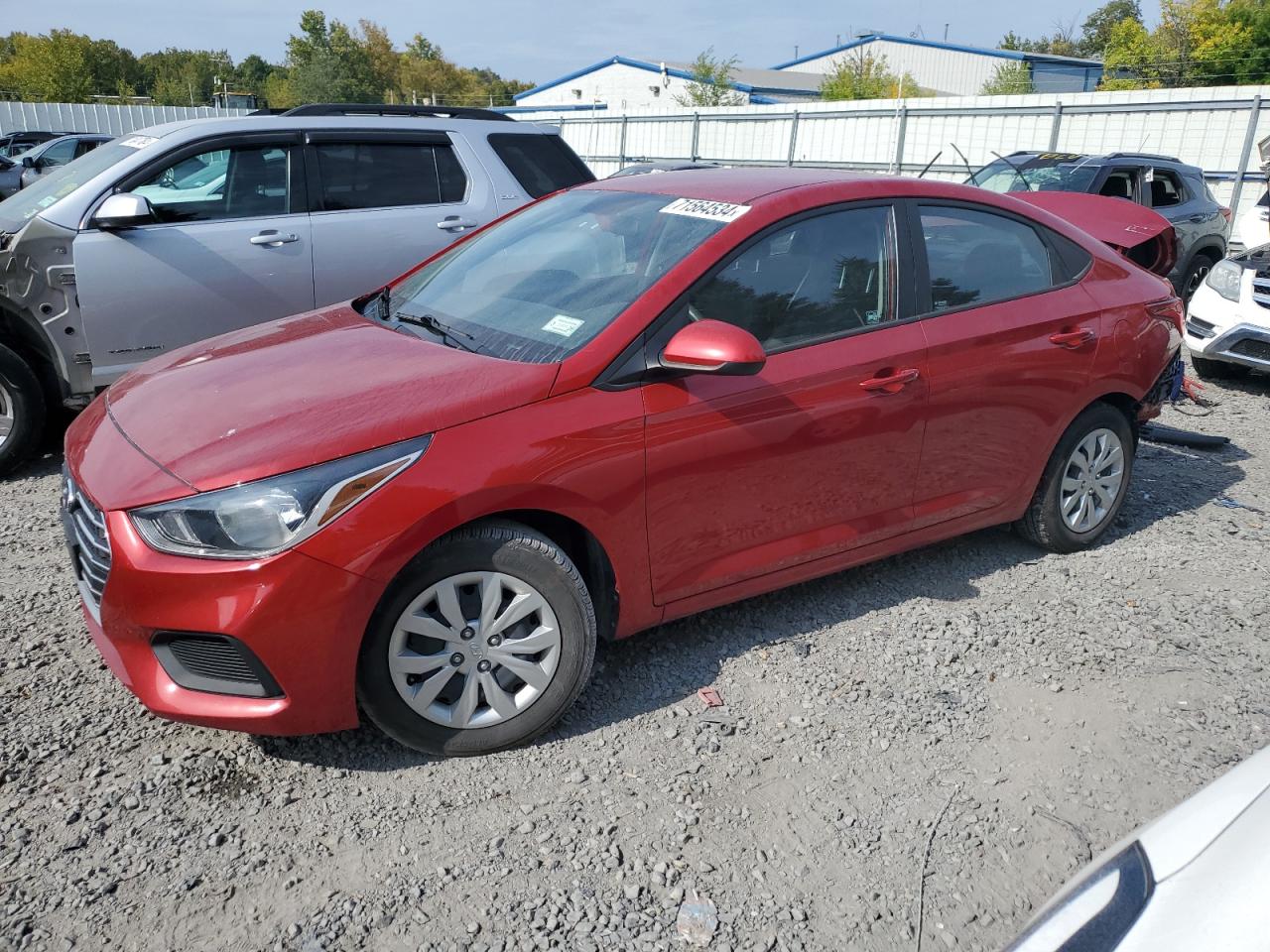 2021 Hyundai Accent Se VIN: 3KPC24A62ME128982 Lot: 71564534